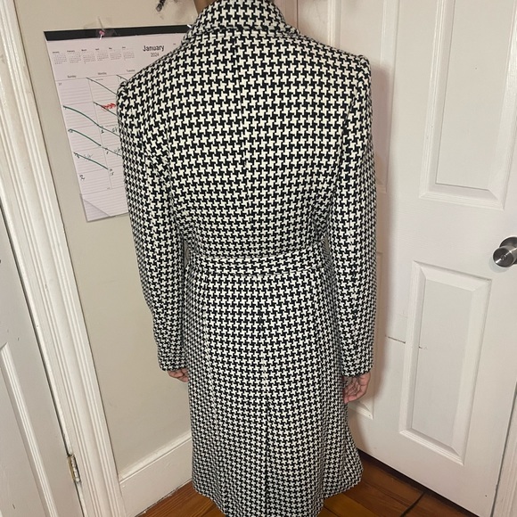 Vintage Houndstooth wool coat - Picture 2 of 5